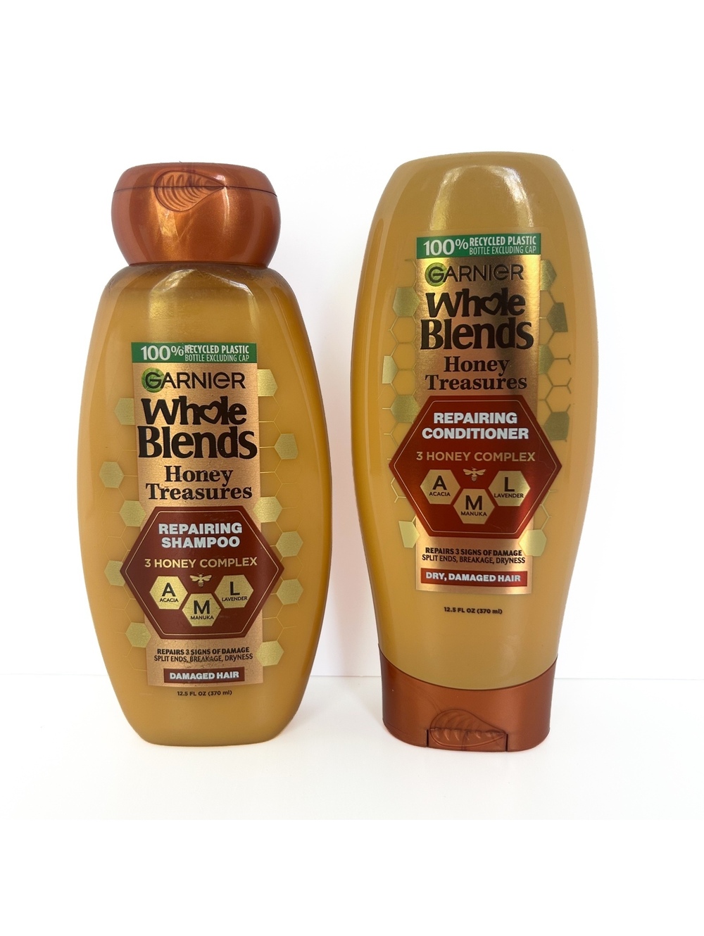 Garnier Whole Blends Honey Treasures Shampoo + Conditioner Set